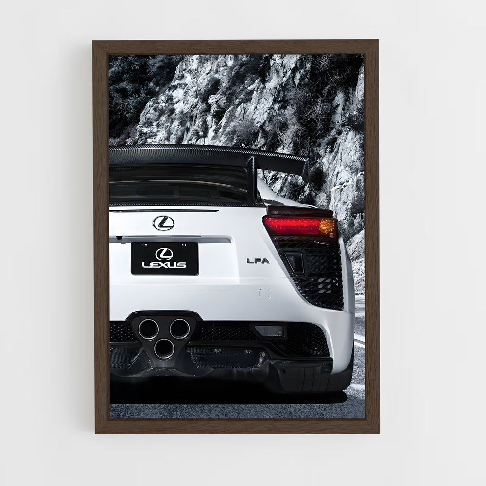 Poster Lfa de nurburgring – affiche Lexus (vue 5)